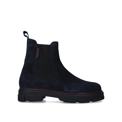 Kurt Geiger London Navy Blue Bird Chelsea Mens Boots