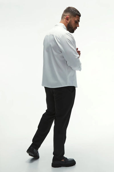 Boohoo White Regular Fit Oxford Mens Shirt