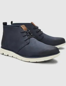 Next Navy Blue Low Sport Mens Chukka Boots