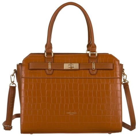 David Jones Brown Womens Tote Bag