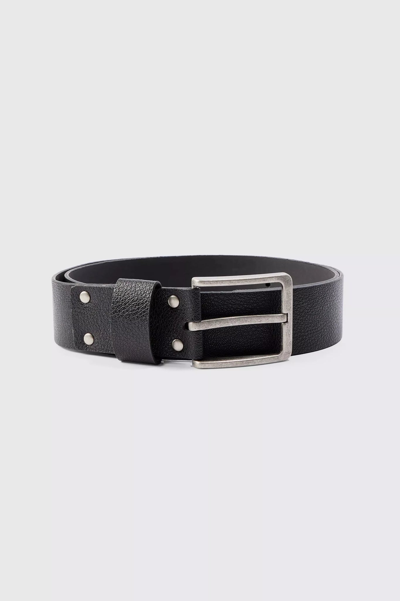 Boohoo Man Branding Debossed Mens Belt