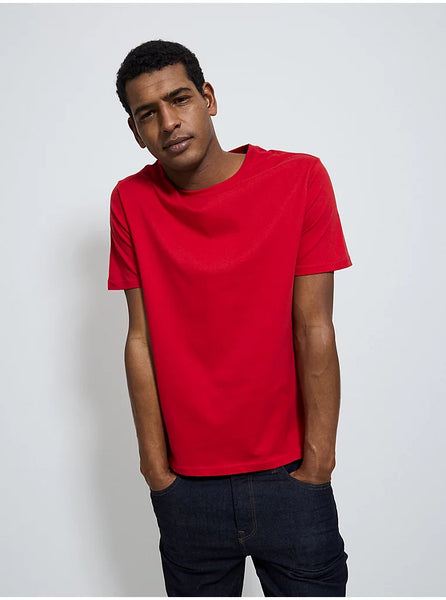 George Red Crew Neck Mens T-Shirt
