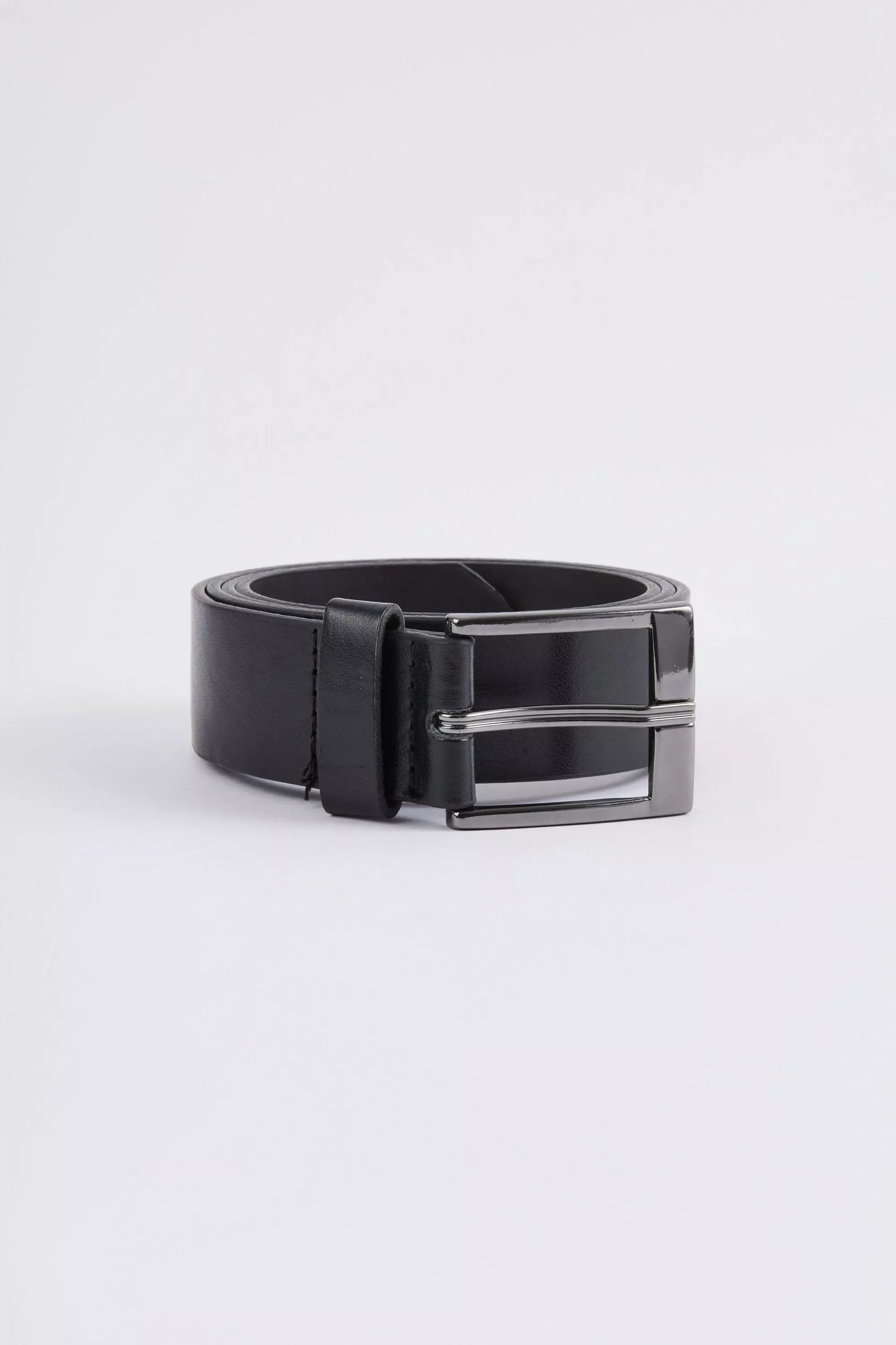 Boohoo Black Faux Leather Smart Mens Belt