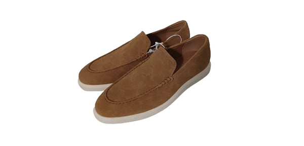 Guess Tan Brown Nubuck Suede Mens Loafers