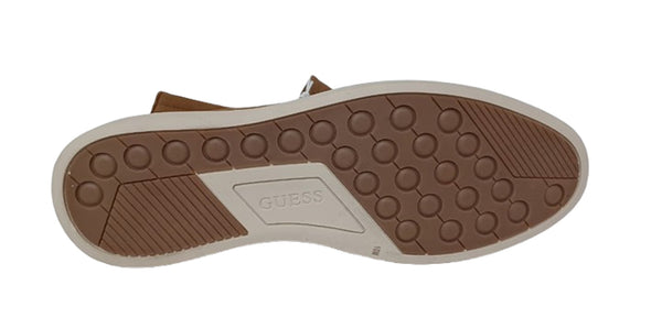 Guess Tan Brown Nubuck Suede Mens Loafers