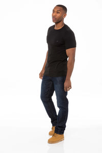 Enzo Indigo Blue Regular Fit Denim Mens Jeans