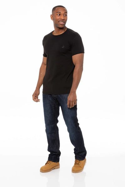 Enzo Indigo Blue Regular Fit Denim Mens Jeans