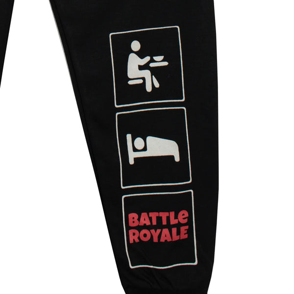 Battle Royale Black/Grey Older Boys Pyjamas