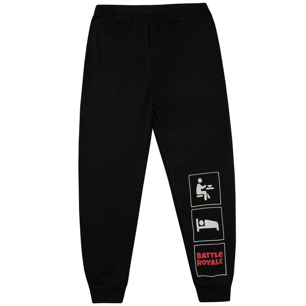 Battle Royale Black/Grey Older Boys Pyjamas