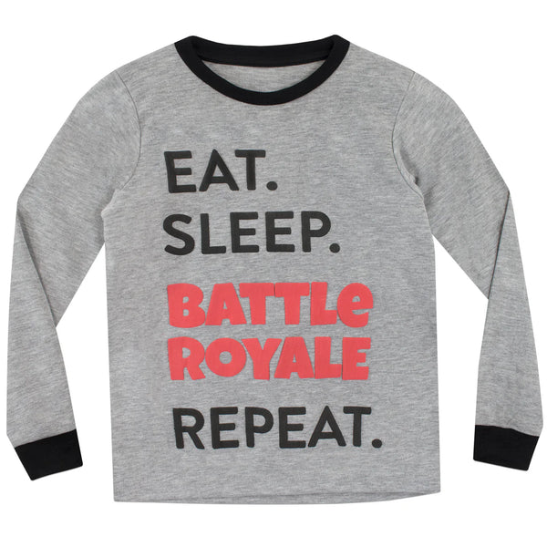 Battle Royale Black/Grey Older Boys Pyjamas