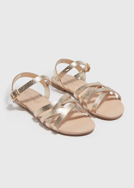Matalan Gold Girls Sandals