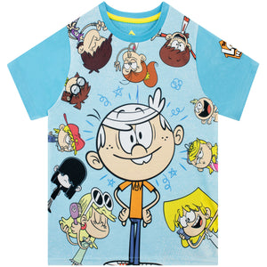 The Loud House Blue Multi Older Boys T-Shirt