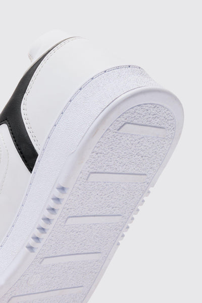 Boohoo White Black Contrast Panel Chunky Mens Trainers
