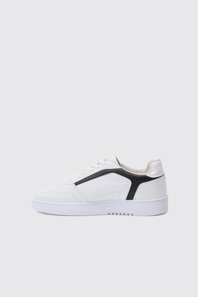 Boohoo White Black Contrast Panel Chunky Mens Trainers