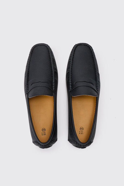 Brave Soul Black Embossed Mens Drivers
