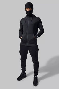 BOOHOOMAN Mens ACTIVE PERFORMANCE ZIP THROUGH HOODIE