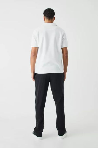 BoohooMan Relaxed Interlock Pintuck Jogger