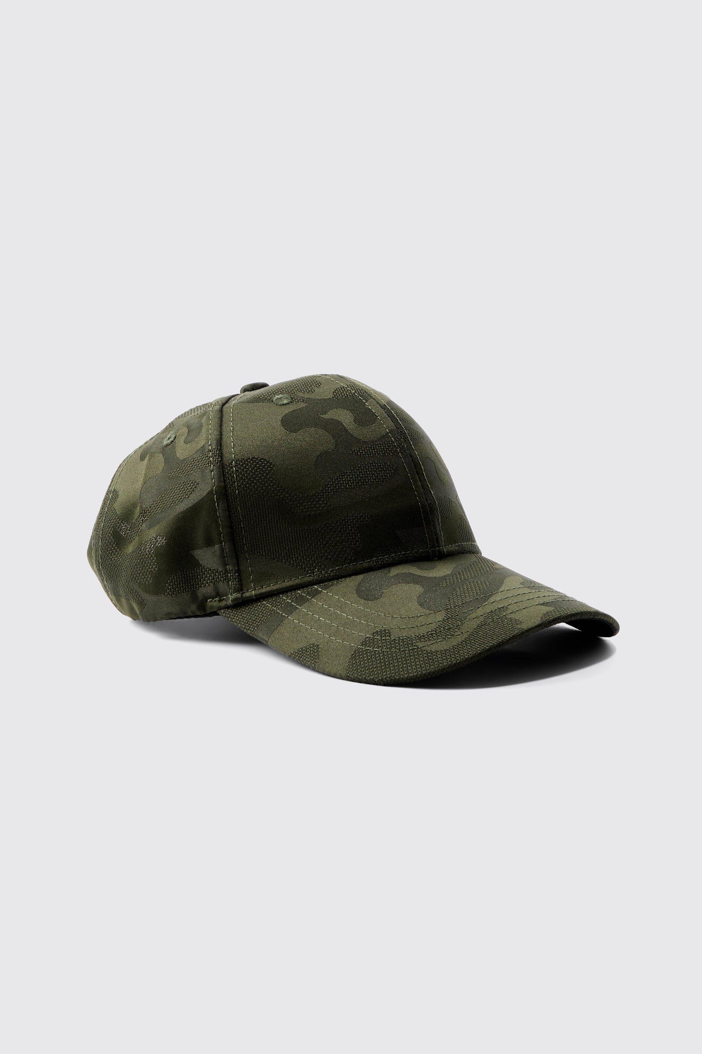 Boohoo All Over Green Camo Print Mens Face Cap