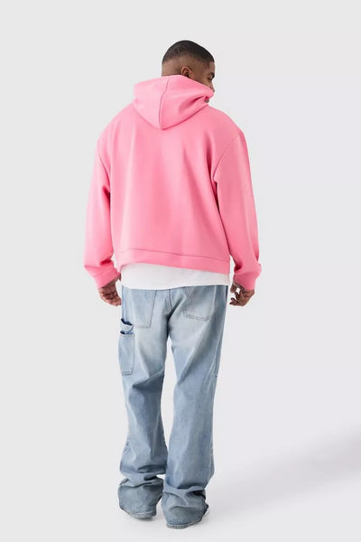 Boohoo Man PLUS OVERSIZED BOXY SCUBA MENS HOODIE