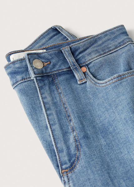 Mango Blue High Waist Skinny Older Girls Jeans