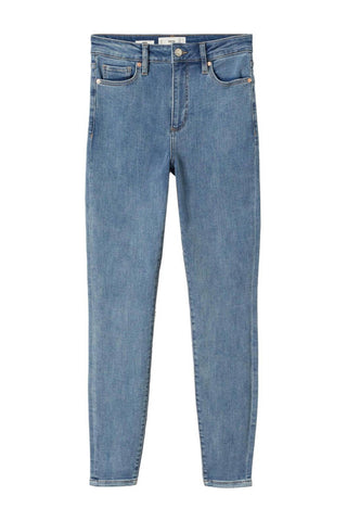 Mango Blue High Waist Skinny Older Girls Jeans