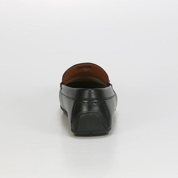 Parrotto Black M.Cipela Leather Mens Driver Loafers