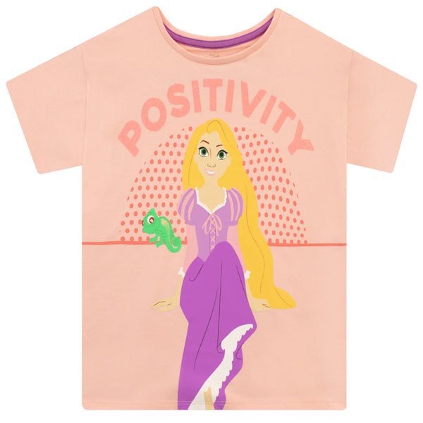 Disney Rapunzel Light Pink Positivity Baby Girls T-Shirt