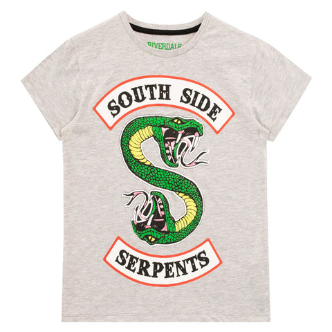 Riverdale Grey Southside Serpents Older Girls T-Shirt