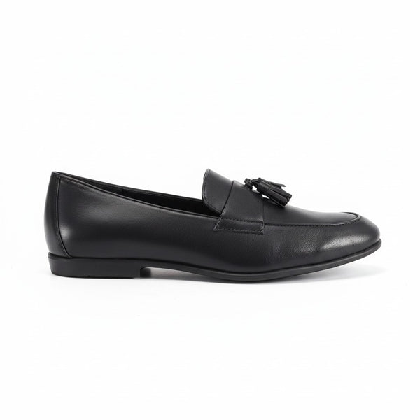 Topman Black Tassel Mens Loafers