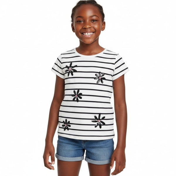 Matalan Baby Girls Embellished White Top