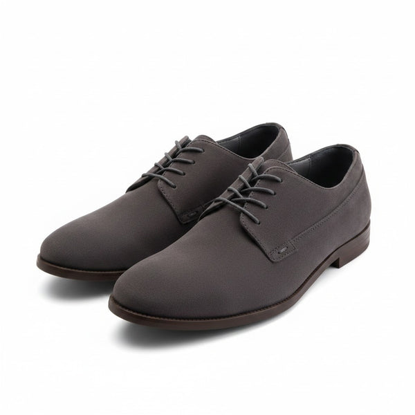 New Look Grey Suede Lace Up Mens Shoes