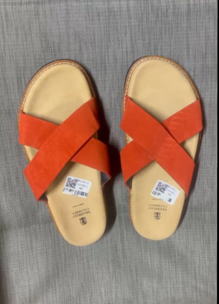 Brunello Cucinelli Orange Mens Sandals