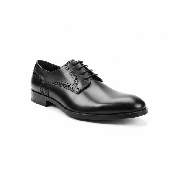 Next Black Leather Mens Brogues Shoes