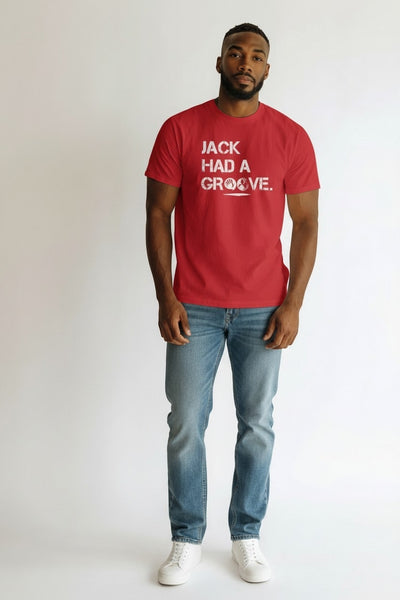 Tribal Red Jack Had A Groove Mens T-Shirt