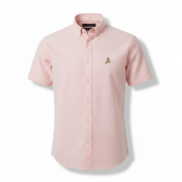 Brave Soul Light Pink Cotton Oxford Mens Shirt