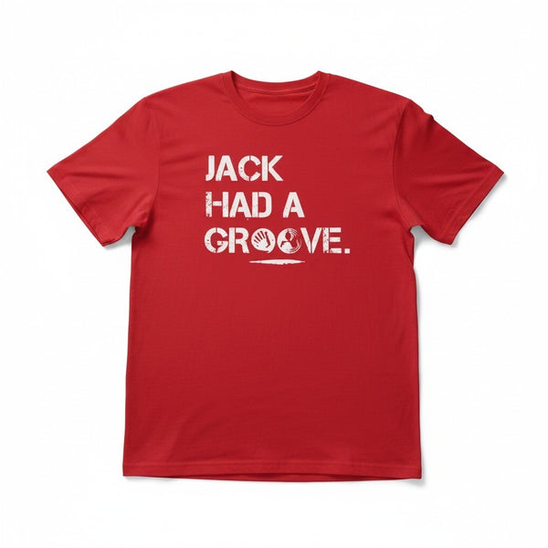 Tribal Red Jack Had A Groove Mens T-Shirt