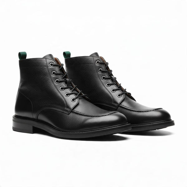 Jones Bootmaker Fulham Black Leather Mens Boots