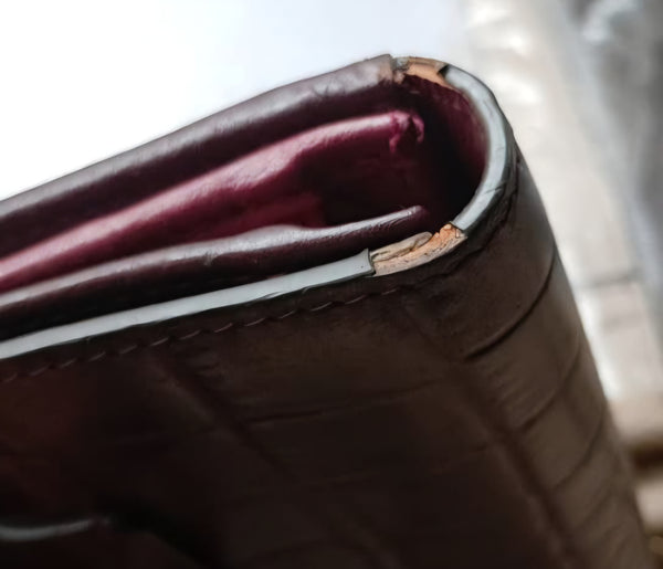 Radley Croc Brown Pure Leather Womens Purse