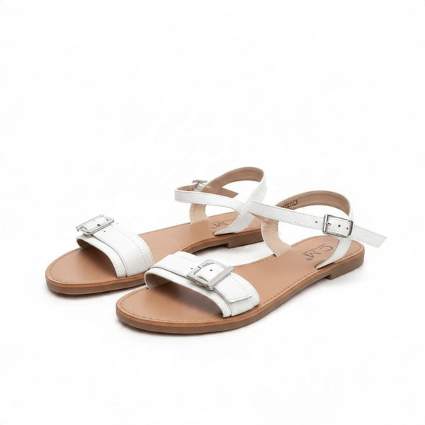 C'M Paris White Womens Sandals