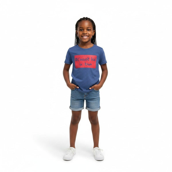 Next "Coolest Kid in Town Blue Baby Girls T-Shirt