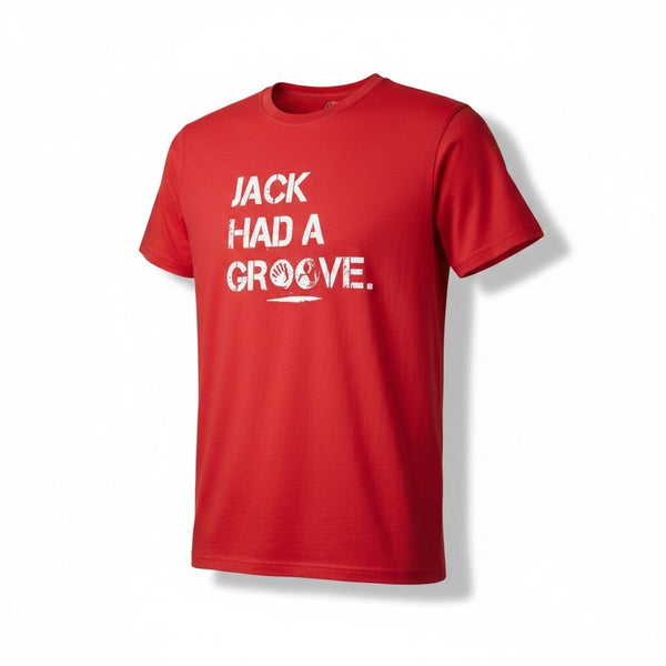 Tribal Red Jack Had A Groove Mens T-Shirt