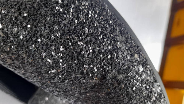 Next Black Glitter Party Mens Loafers