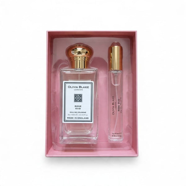Olivia Blake Rose Oud Fine Fragrance Travel Duo Set