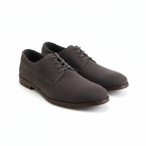 New Look Grey Suede Lace Up Mens Shoes