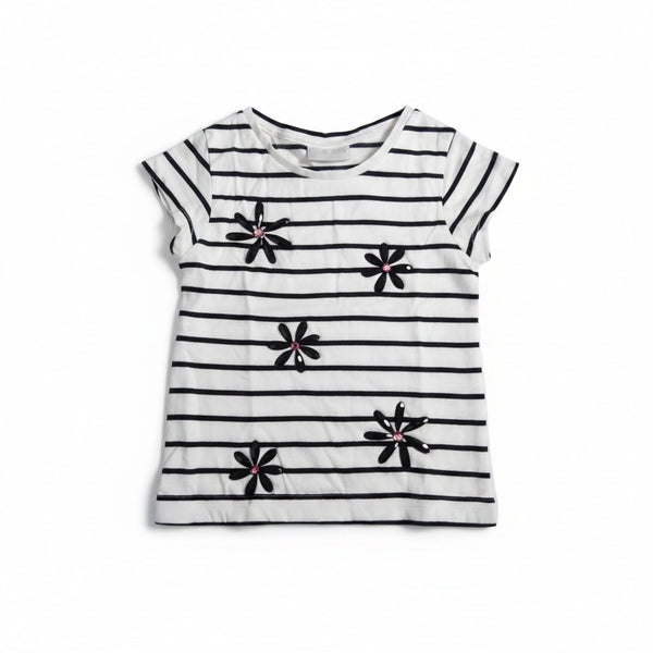Matalan Baby Girls Embellished White Top