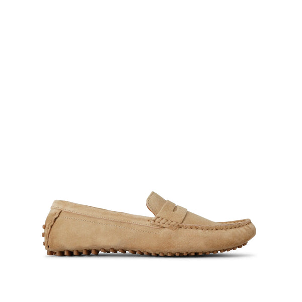 Kurt Geiger Rocky Beige Suede Mens Loafers