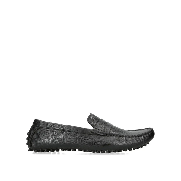 Kurt Geiger Rocky Black Leather Mens Loafers