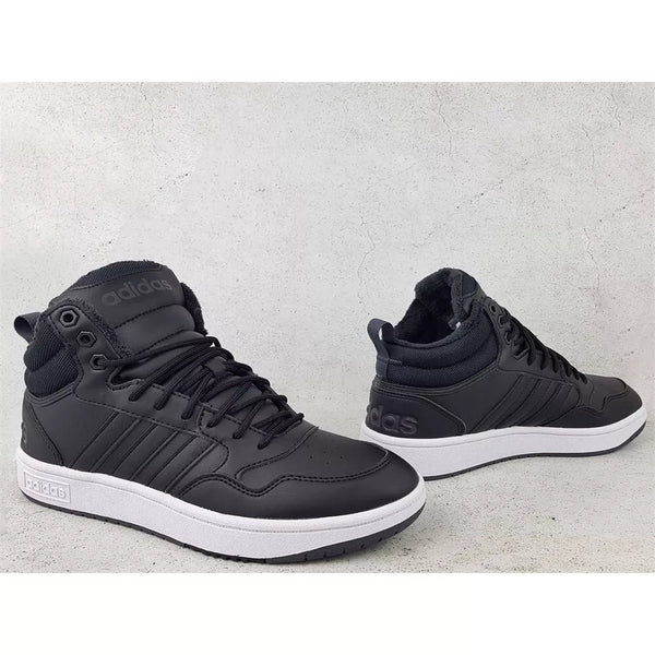 Unisex Universal Adidas Hoops 30 Mid Wtr GZ6679 Black