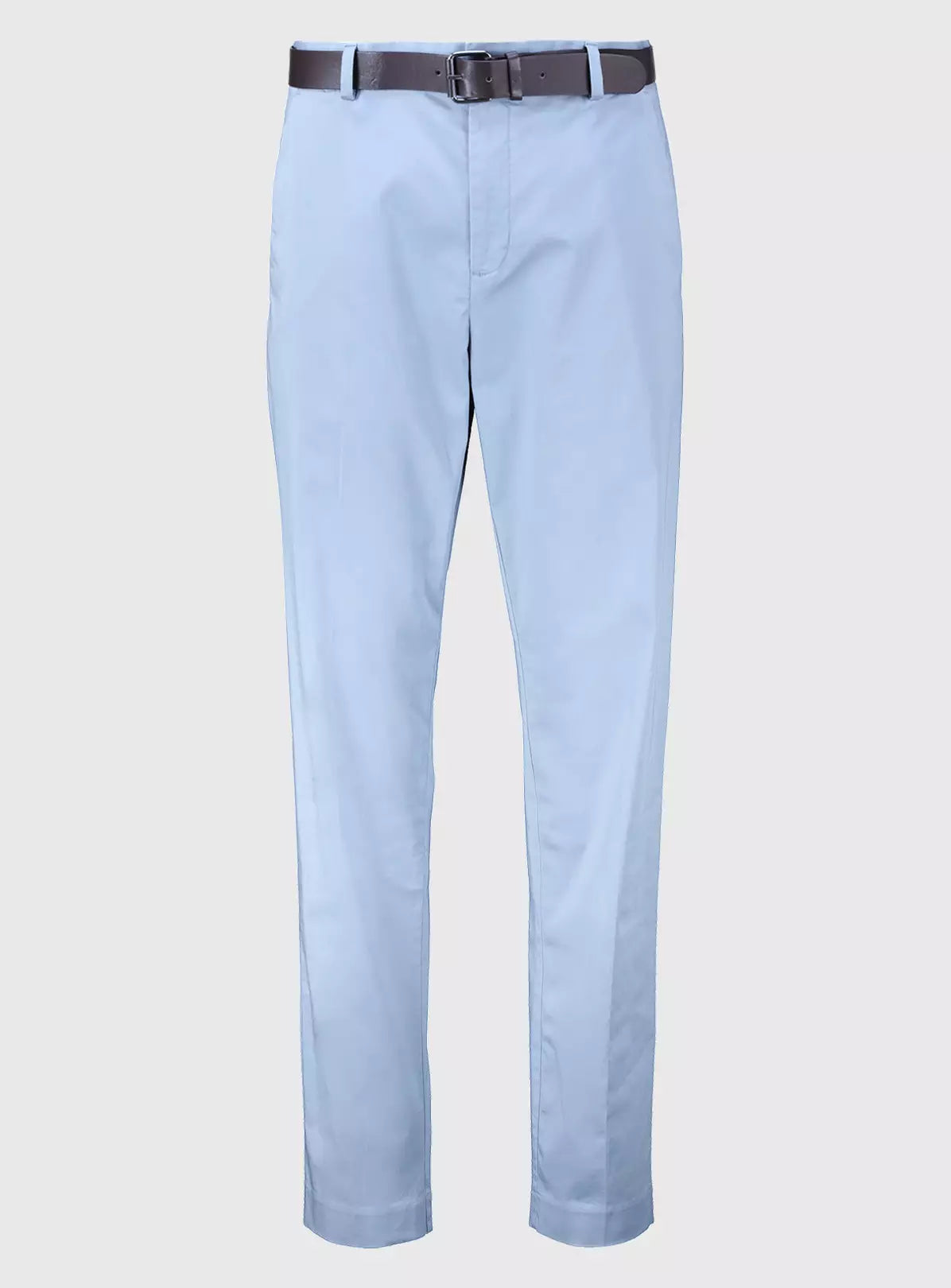 Tu Blue Belted Sateen Chinos Mens Trousers