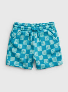 Tu Blue Cool Print Younger Boys Shorts